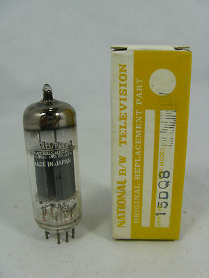 Neue ''NOS new old stock'' Elektronen Röhre National 15 DQ 8  electron tube