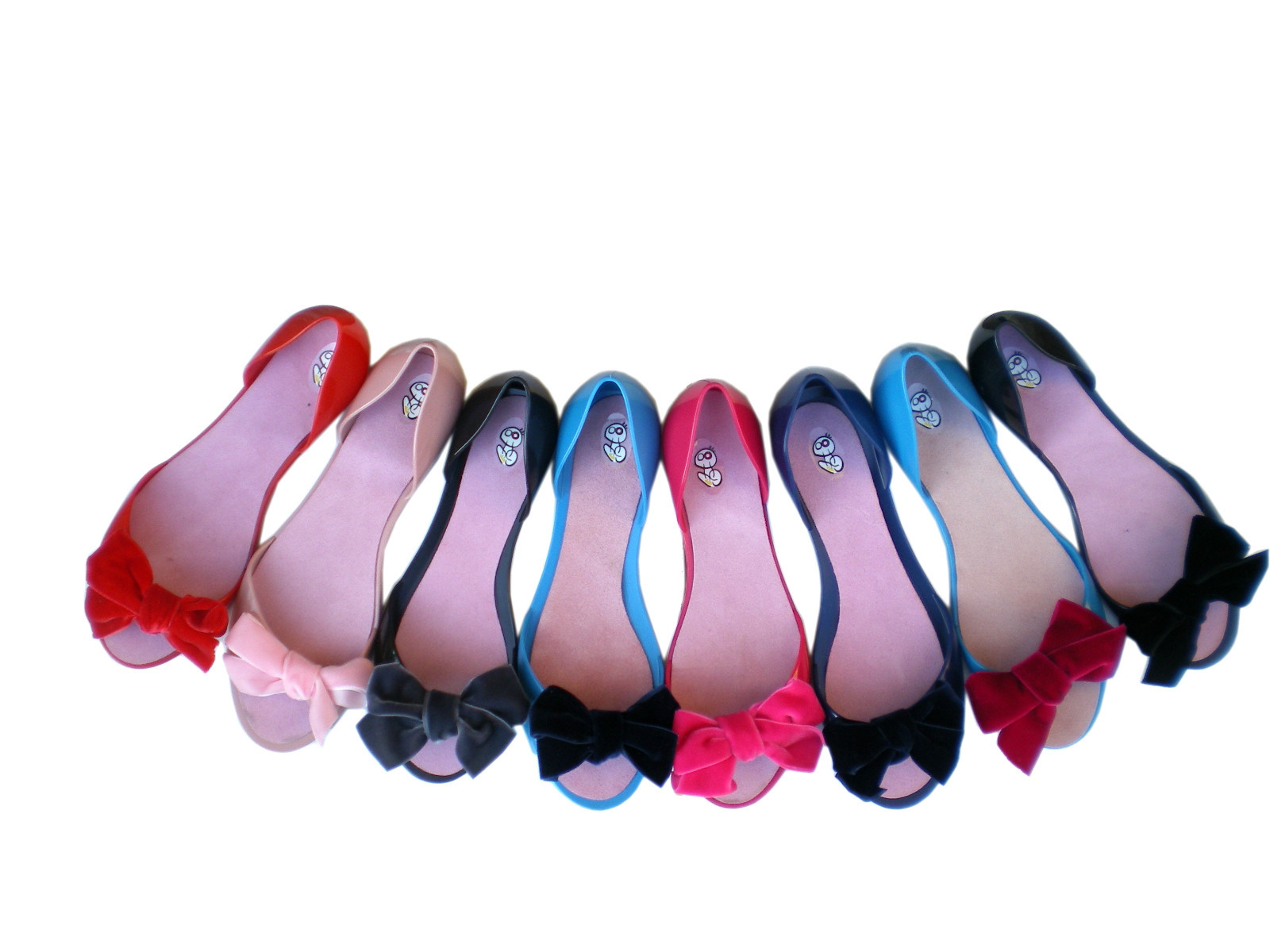 Bailarinas Goma Made IN Italy Zapatos Aroma PVC Plástico Piel Todos los Colores