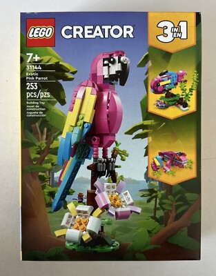 LEGO Creator Exotic Pink Parrot 31144 673419381857| eBay