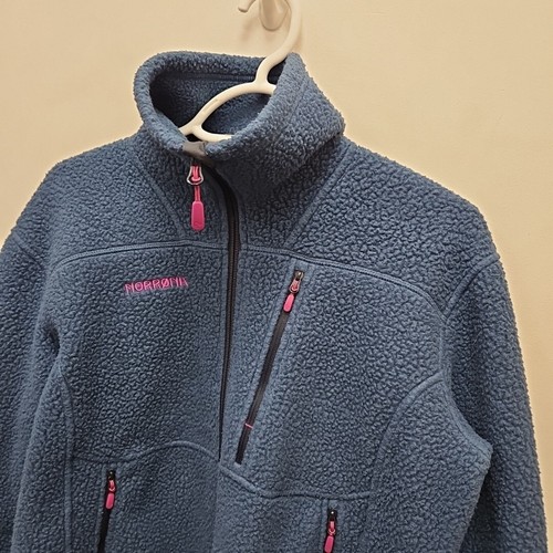 Norrona Trollveggen Warm2 Space Blue Thermal Polartec Fleece Jacket Women's XL - Picture 2 of 11