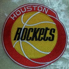 Houston Rockets 3.5" Iron On Embroidered Patch~ Free Tracking!