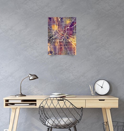 Poster - Minneapolis Map, Modern Abstract City Streets, 4 Sizes - Picture 3 of 25