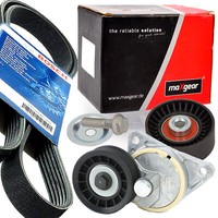Bosch 6PK1980 Keilrippenriemen-Satz + Spanner FüR Ford Focus 1.8 2.0