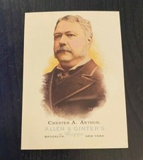 Chester A Arthur 2006 Topps Allen & Ginter #326