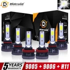 For Toyota Corolla 2009 2010 2011 2012 2013 6000K LED Headlights + Fog Bulbs Kit
