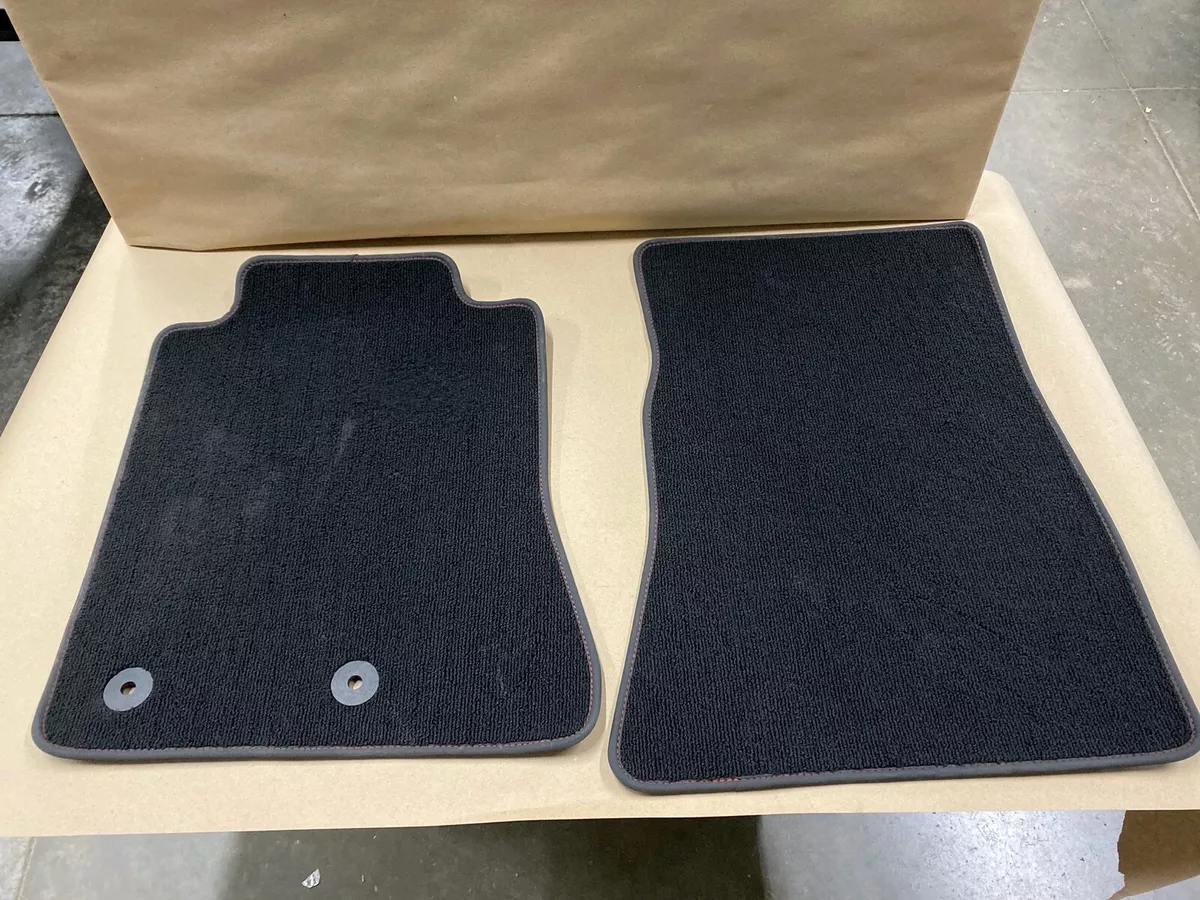 2015 2016 2017 2018 2019 Mustang Front Floor Mats Carpet Red