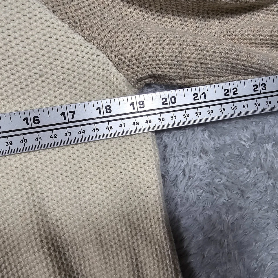 Suéter Madewell Feminino Médio Marfim Malha Sobreposição Traseira Manga Longa - Imagem 4 de 4