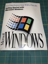 SEALED Microsoft Windows 3.1 PC User's Guide COA RARE with disks 3.5 NEW media