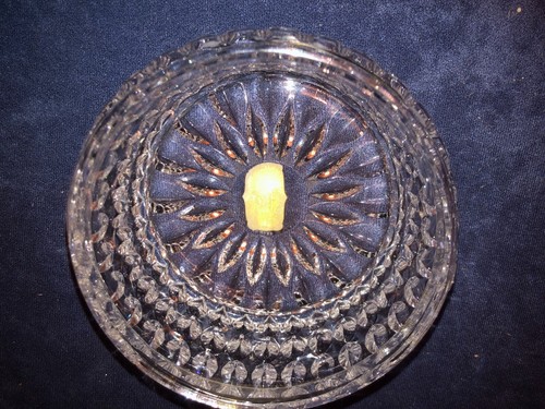 Vintage Erhard & Söhne Kristallglas Aschenbecher Ascher Roulett - Bild 3 von 8