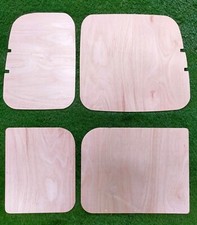 VW Caddy Ply Lining LOWER REAR DOOR PANELS AND WIDOW PANELS ONLY 