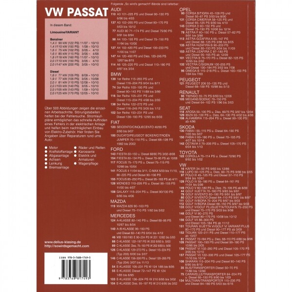 VW Passat VI B6 3C/3C2/3C5 (04-10) Benzinmotor