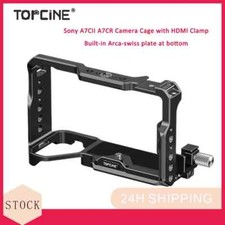 Camera Cage with HDMI Clamp for Sony A7CII A7CR A7C2 Arca-swiss Plate Cold Shoe