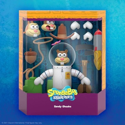 INSTOCK SpongeBob Squarepants Ultimates Sandy Cheeks 7-Inch Action Figure