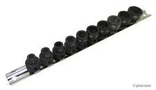 NANO IMPACT SOCKETS – SAE / Standard – 10-pc socket set – low profile tools