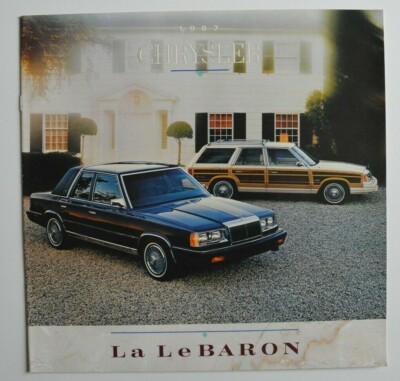 CHRYSLER LeBARON 1987 dealer brochure - French - Canada