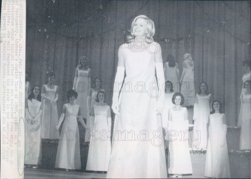 1969 Press Photo Pretty Carol Anne Crowgey Junior Miss of Alabama - Picture 1 of 2