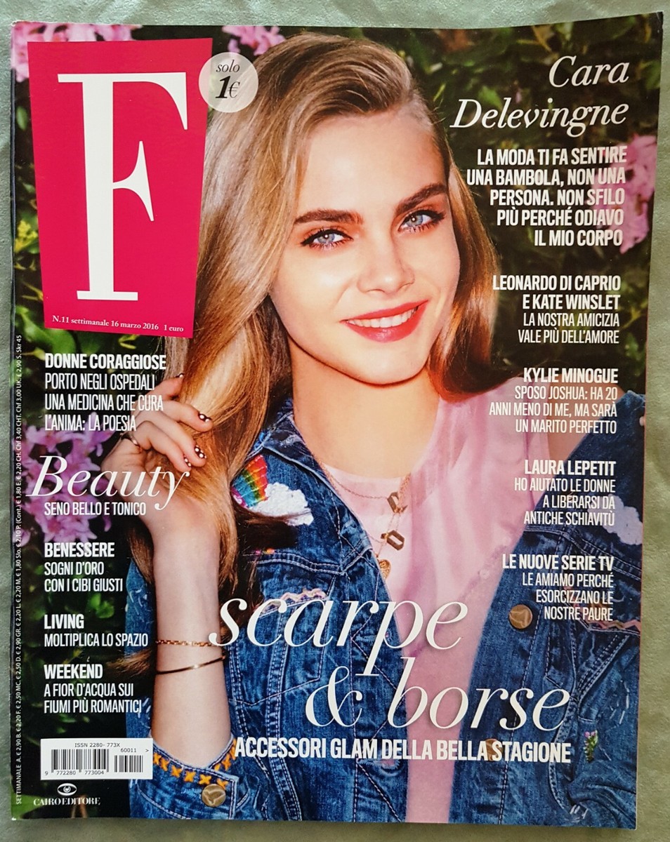 110# F FASHION MAGAZINE 11 2016 CARA DELEVINGNE DI CAPRIO KYLIE