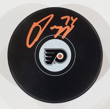 OWEN TIPPETT SIGNED PHILADELPHIA FLYERS HOCKEY PUCK NHL W/LOA