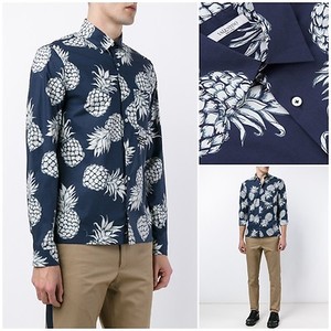 blue pineapple shirt