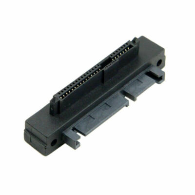 SFF-8482 SAS 22Pin to 7+15Pin SATA Hard Disk Drive Raid Adapter Right Angled