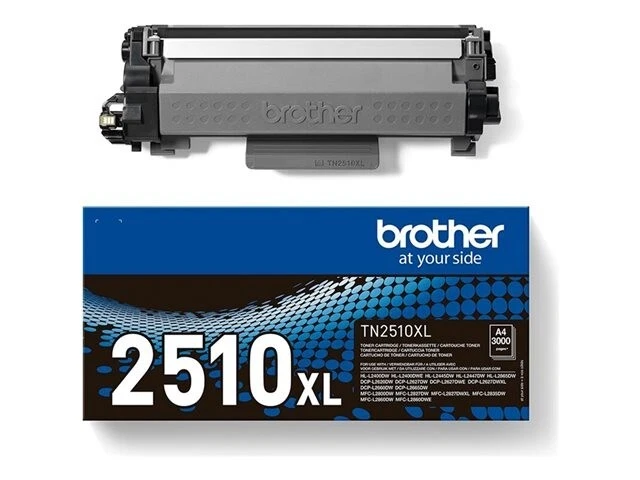 BROTHER TN2510 XL TONER ORIGINALE DA 3000 PAGINE DCP-L2620 MFC-L2800 HL-L2400