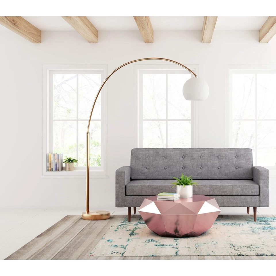 Mesa consola doble cajón blanco y caoba Foto 2 de 4