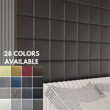 BEDROOM Wall Panel 12X12" KING QUEEN Upholstered headboard Rremovable Soft Panel