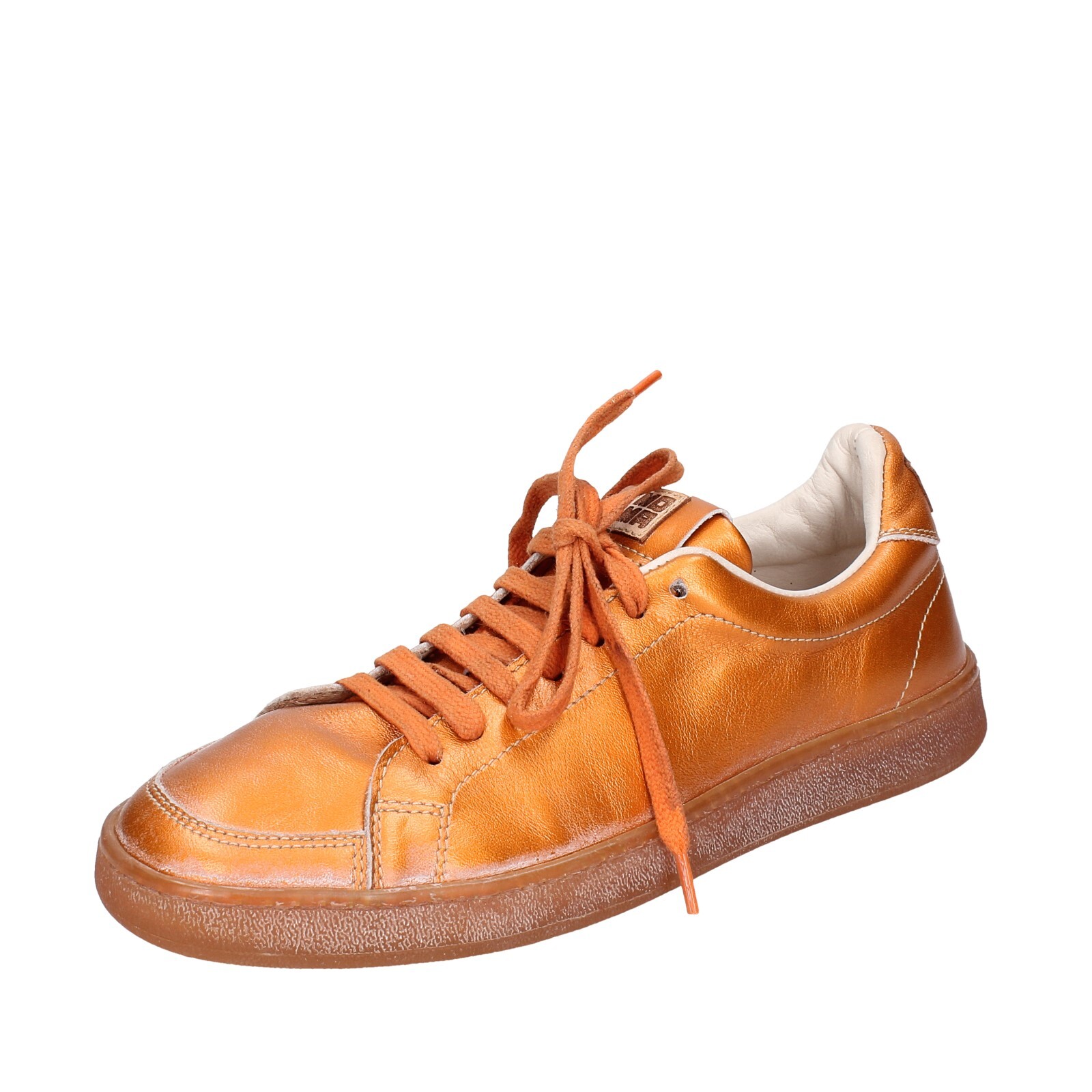 Женская обувь Кроссовки MOMA 7 EU 37 из оранжевой кожи EX705-37 32190₽