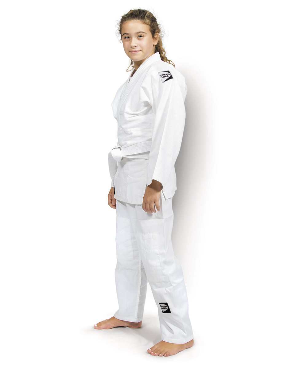 Tuta Da Judo Per Bambini Beginner 2 - Unisex Con Cintura Bianca Inclusa