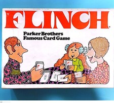 Vtg Flinch Parker Brothers Div of General Mills Fun Group Card Game 1976 Orange