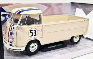 CARARAMA 1/43 VOLKSWAGEN T1 Pickup #53 Herbie Diecast Scale Model Car EUR 42,33 - FR
