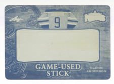 GLENN ANDERSON 2016 LEAF LUMBER KINGS HOCKEY PRINTING PLATE 1/1