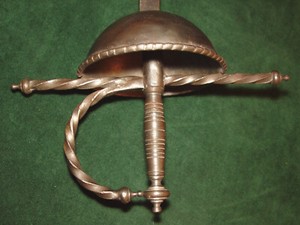 Vintage High Quality Early 1900's Spanish Cup Hilt Rapier Sword Reproduction