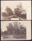 Bowdoinham, Maine (2) RPPC 1908 Postcards - Upper Main & Elm Street Views