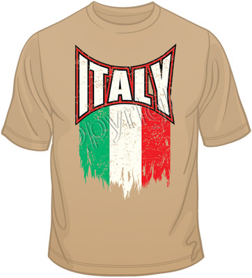 Italy Distressed Flag T Shirt You Choose Style, Size, Color 10643