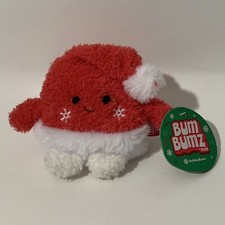 Russ Bum Bumz Sal the Santa Hat Holiday Christmas Mini Plush Toy 5 NWT