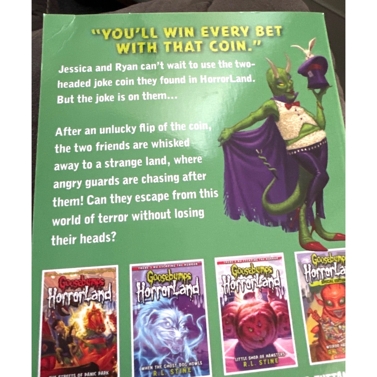 Goosebumps HorrorLand Ser. Heads, You Lose by R. L. Stine (Trade