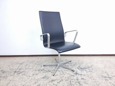Fritz Hansen Oxford Chair poltrona di design sedia in vera pelle Arne Jacobsen #0038