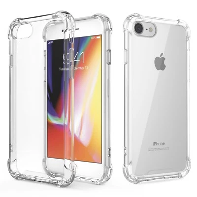 AVANA iPhone SE 2022 / SE 2020 / 8 / 7 Hülle Schutzhülle Klar Case Bumper Transparent