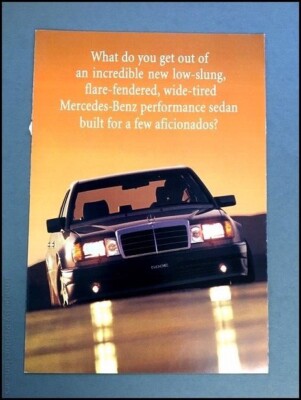 1992 1993 Mercedes Benz 400E V-8 V8 Original Car Sales Brochure | eBay
