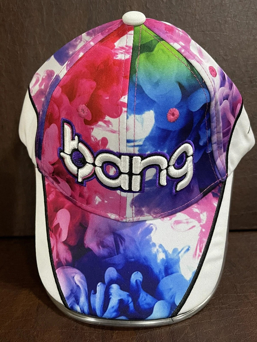2 Bang Energy Drink Pink Blue Purple LED Light Up Snapback Cap Hat