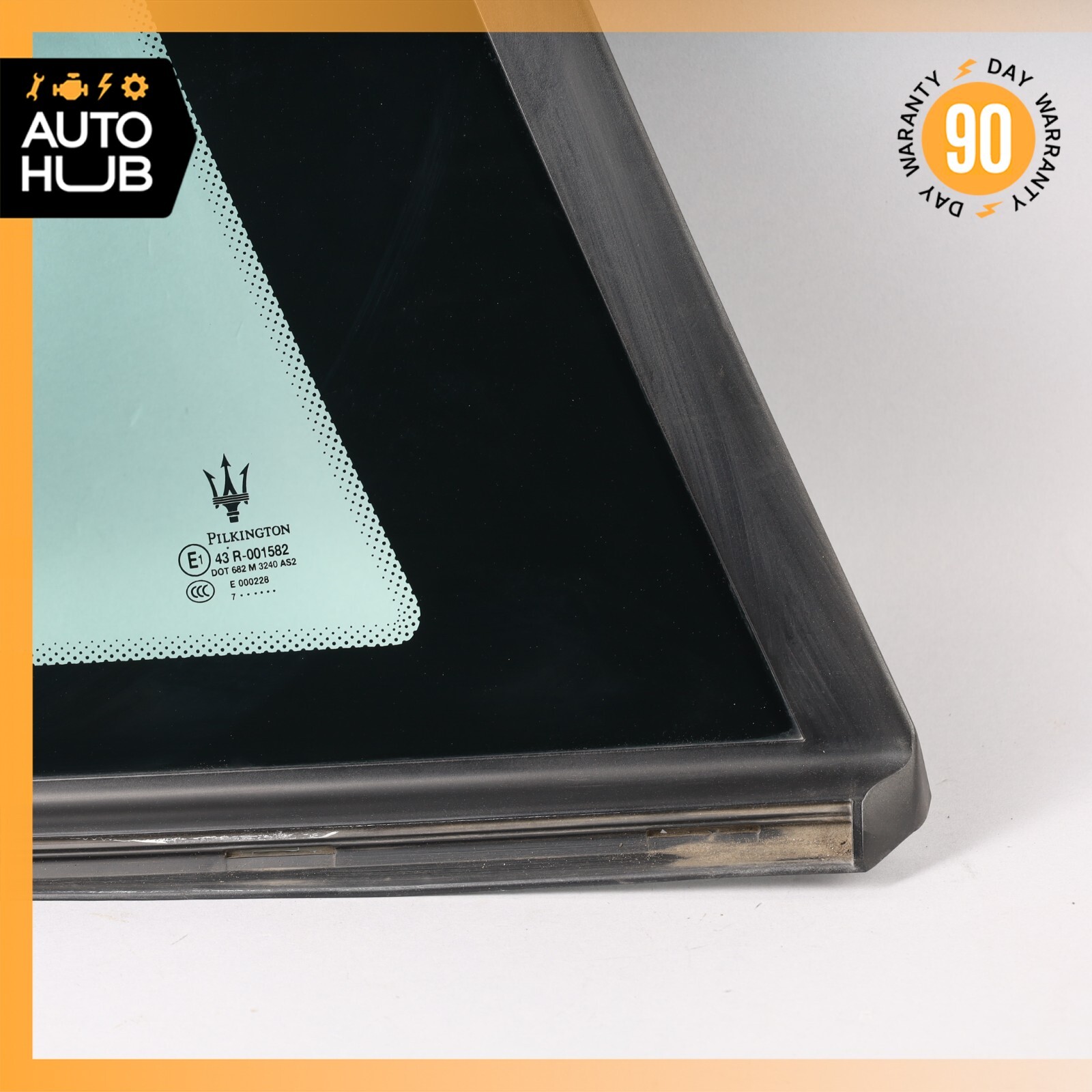 Maserati GranTurismo M145 Coupe Rear Right Side Quarter Window Glass OEM 76k
