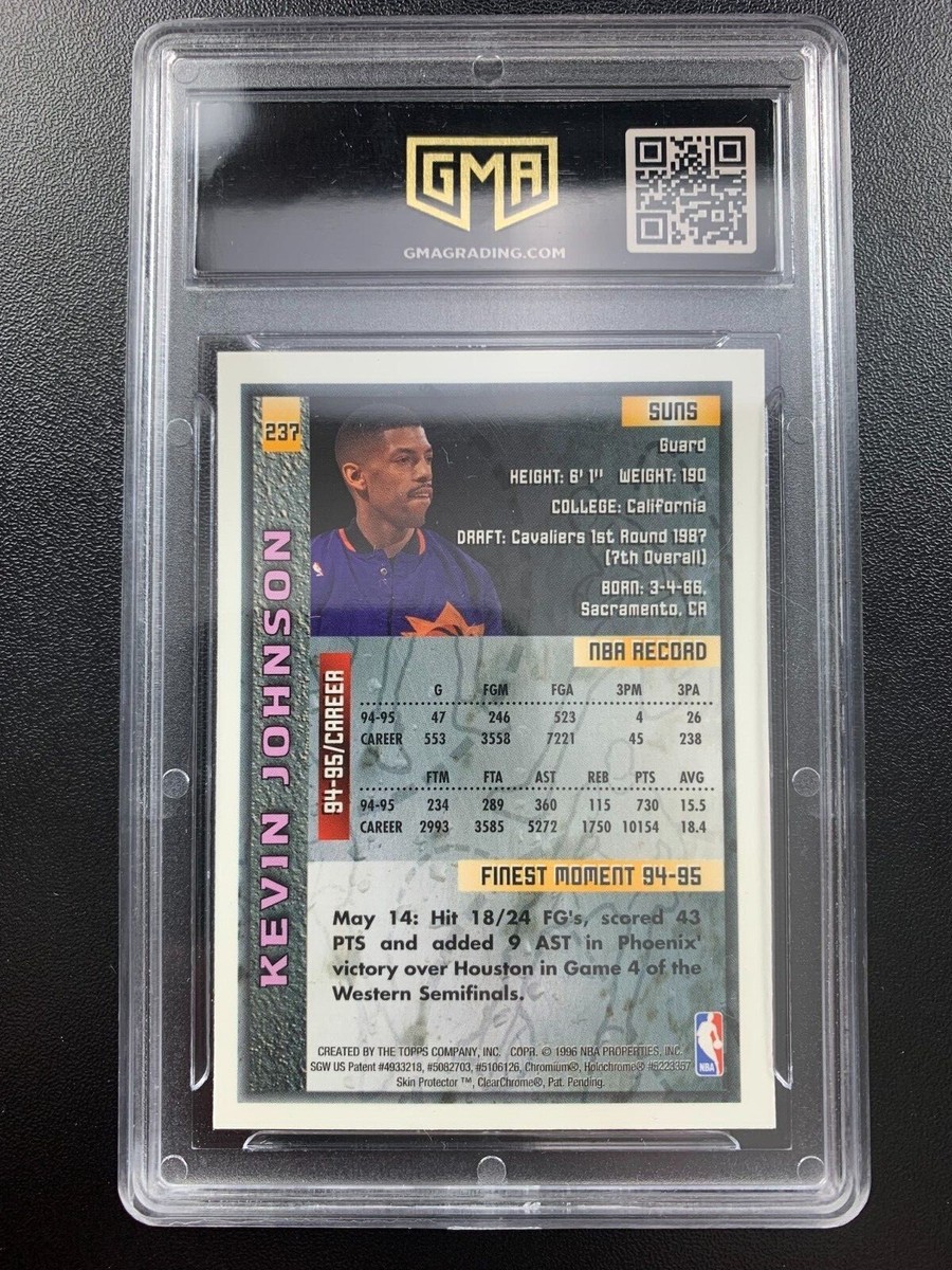 1995-96 Topps Finest - Kevin Johnson #237 Refractor for sale
