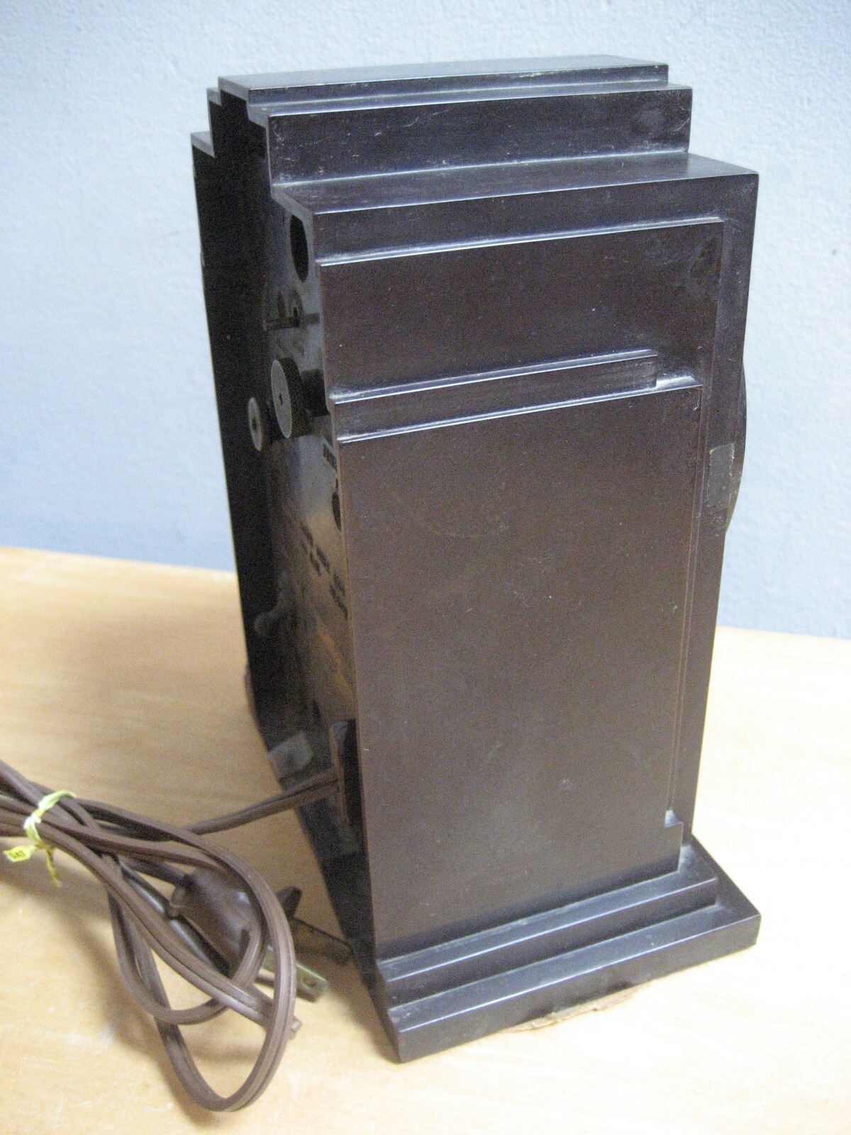 *Broken* Telechron Electrolarm Skyscraper Clock Bakelite *For Parts Repair* M1 eBay