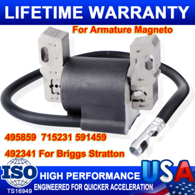 NEW Ignition Coil for Briggs & Straton 18hp Vanguard 495859 492341 491312 490586