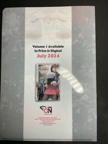 The Trials Of Chiyodaku Japan Anime Promotional Folder Yenpress Kadokawa Poster - Picture 2 of 2