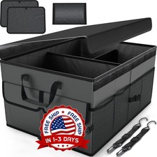 Organizador De Almacenamiento Para Maletero De Coche Suv, Plegable, Fondo An...