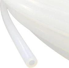 25 FT 100% Pure Virgin PTFE 1/4 inch OD x 1/8 inch ID Hvy Wall Tubing Extr Temp