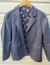 Navy Kenzo Zip Up Blazer