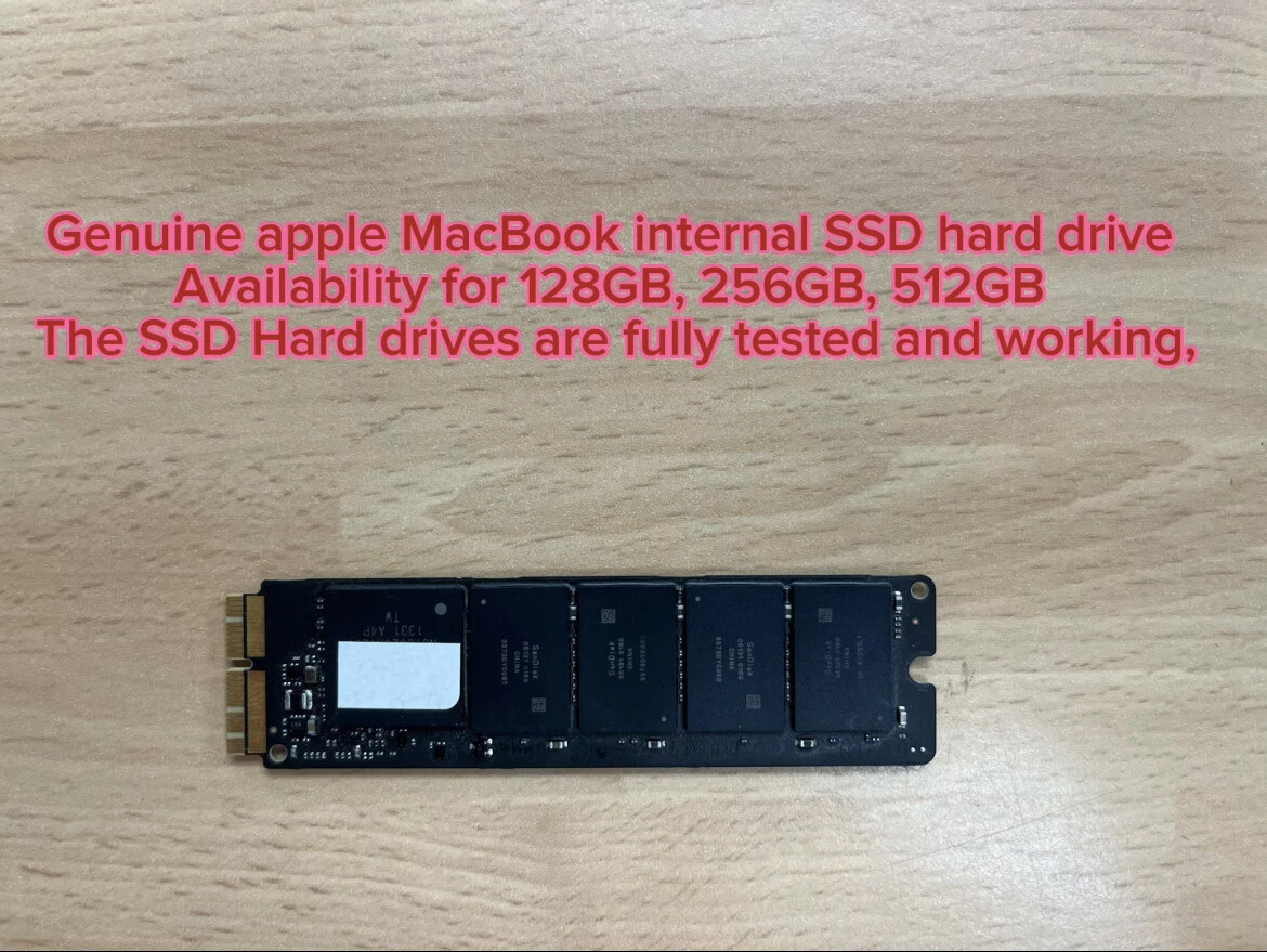 Apple SSD for MacBook Air Pro A1466 A1502 2013 2014 15 17 128 256 512GB Tested